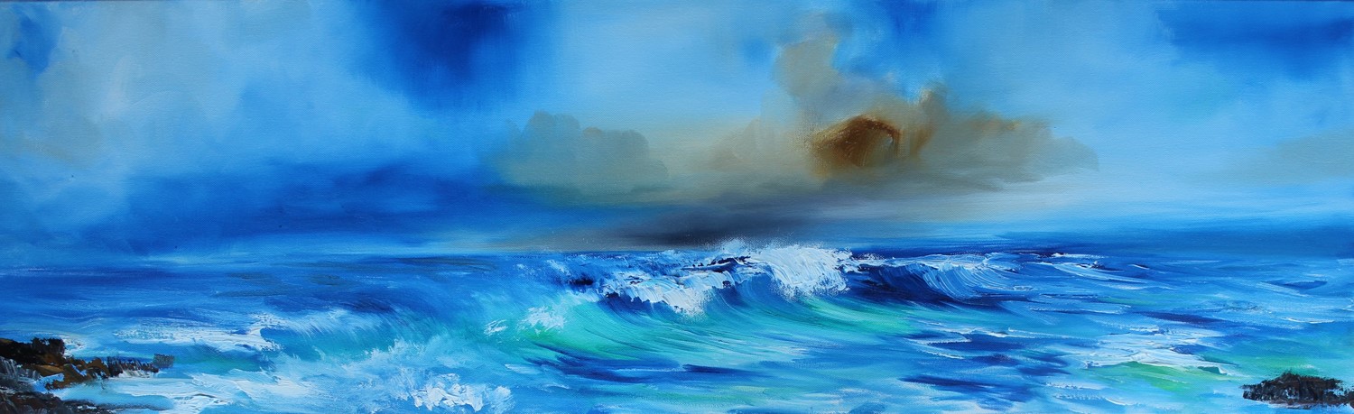 'Curling Wave' by artist Rosanne Barr